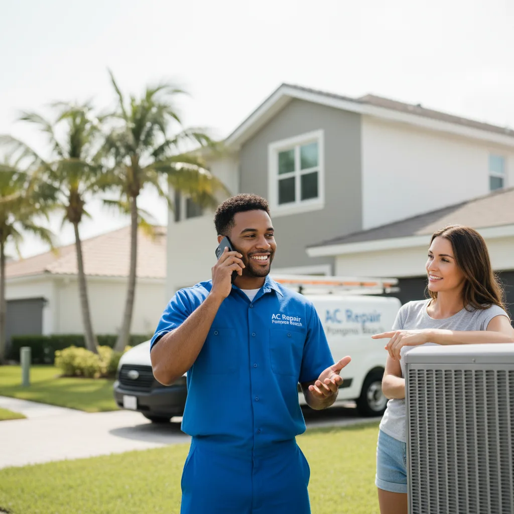 AC Repair Pompano Beach customer support in New Wilmington
